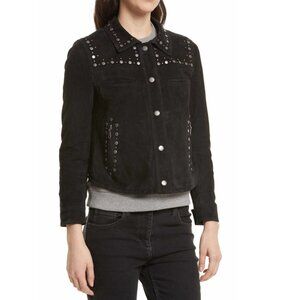 Rebecca Minkoff Black Studded Leather Jacket